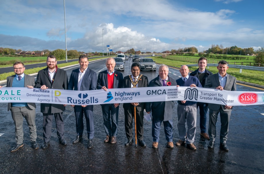 Image: Link Road at Junction 19 officially opens