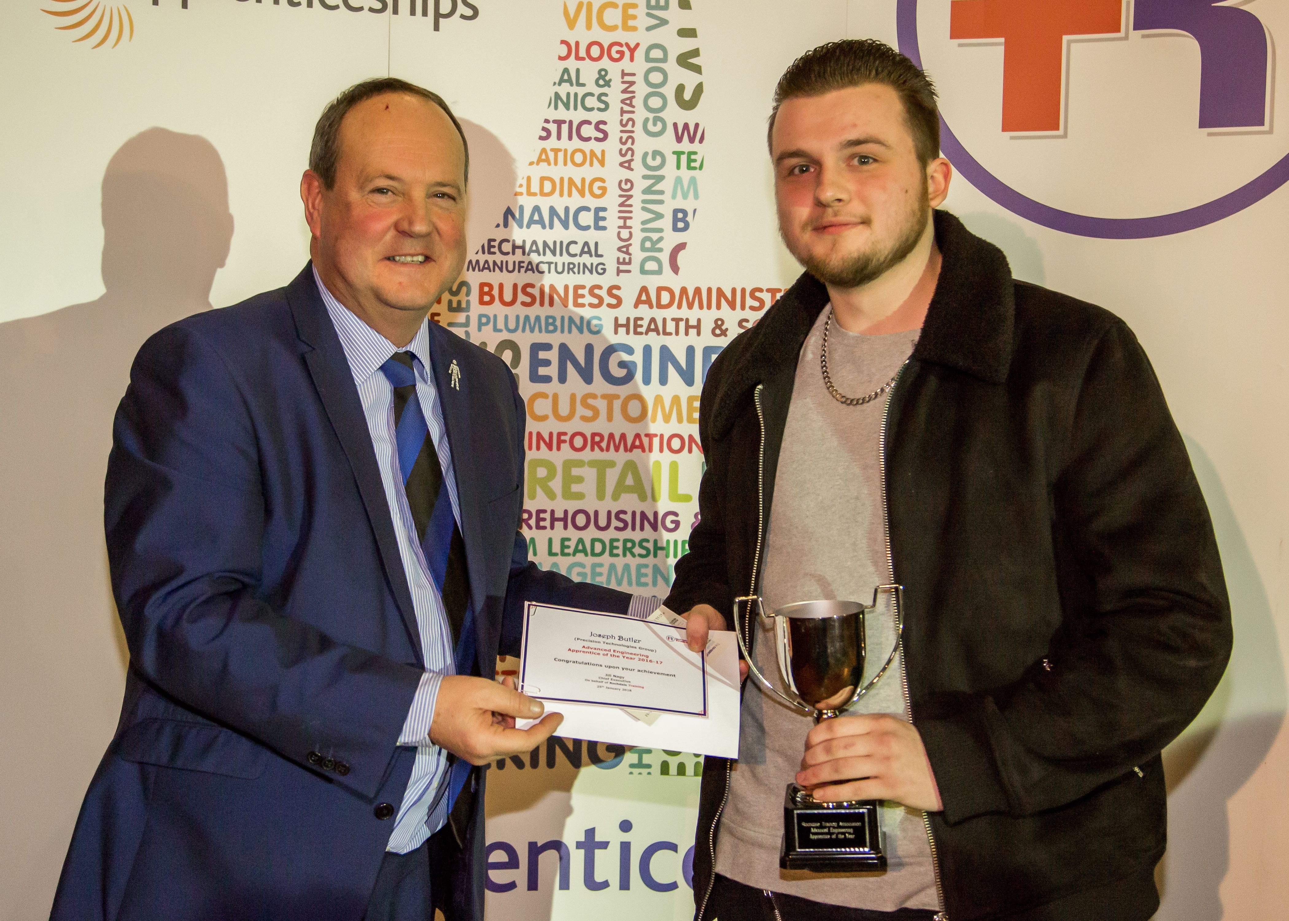 Image: Advanced Engineering Award For Holroyd Apprentice