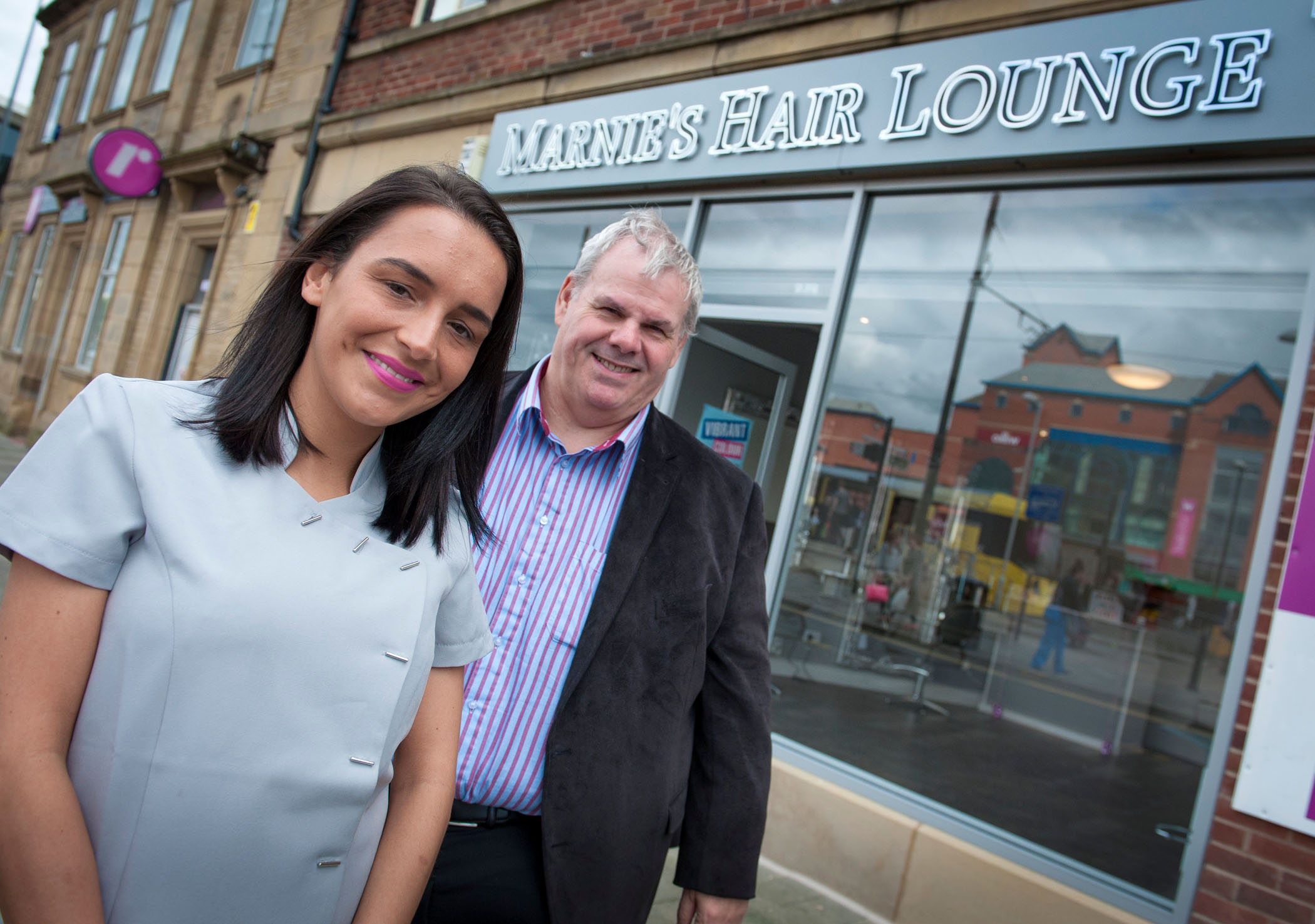 Image: A cut above: council support helps hairdresser get head start on Rochdale’s burgeoning business scen