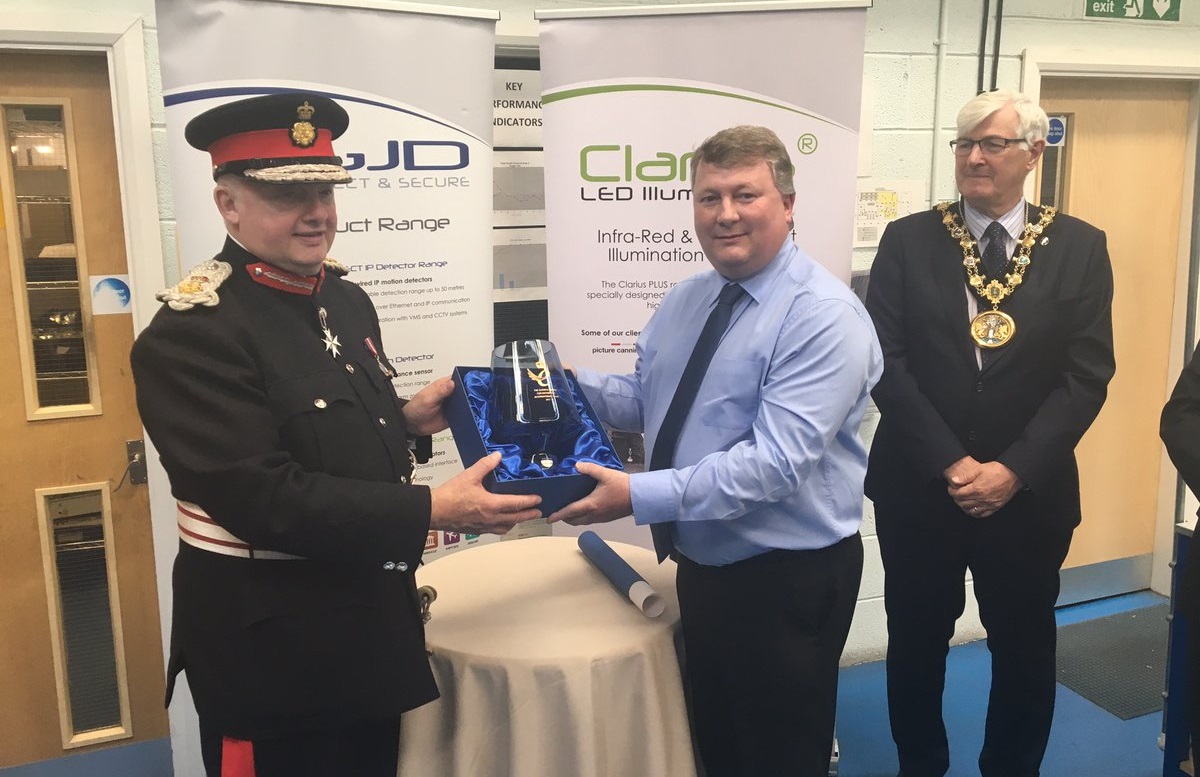 Image: HM Lord-Lieutenant of Greater Manchester visits GJD to present the Queen’s Award for Enterprise