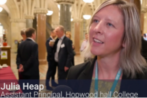 Julia Heap, Principal Hopwood Hall College