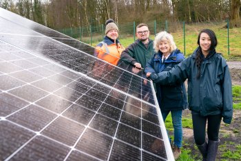 Power up! Council flicks the switch on major new solar farm
