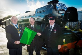 On the right track: company behind restored Flying Scotsman rolls into Rochdale