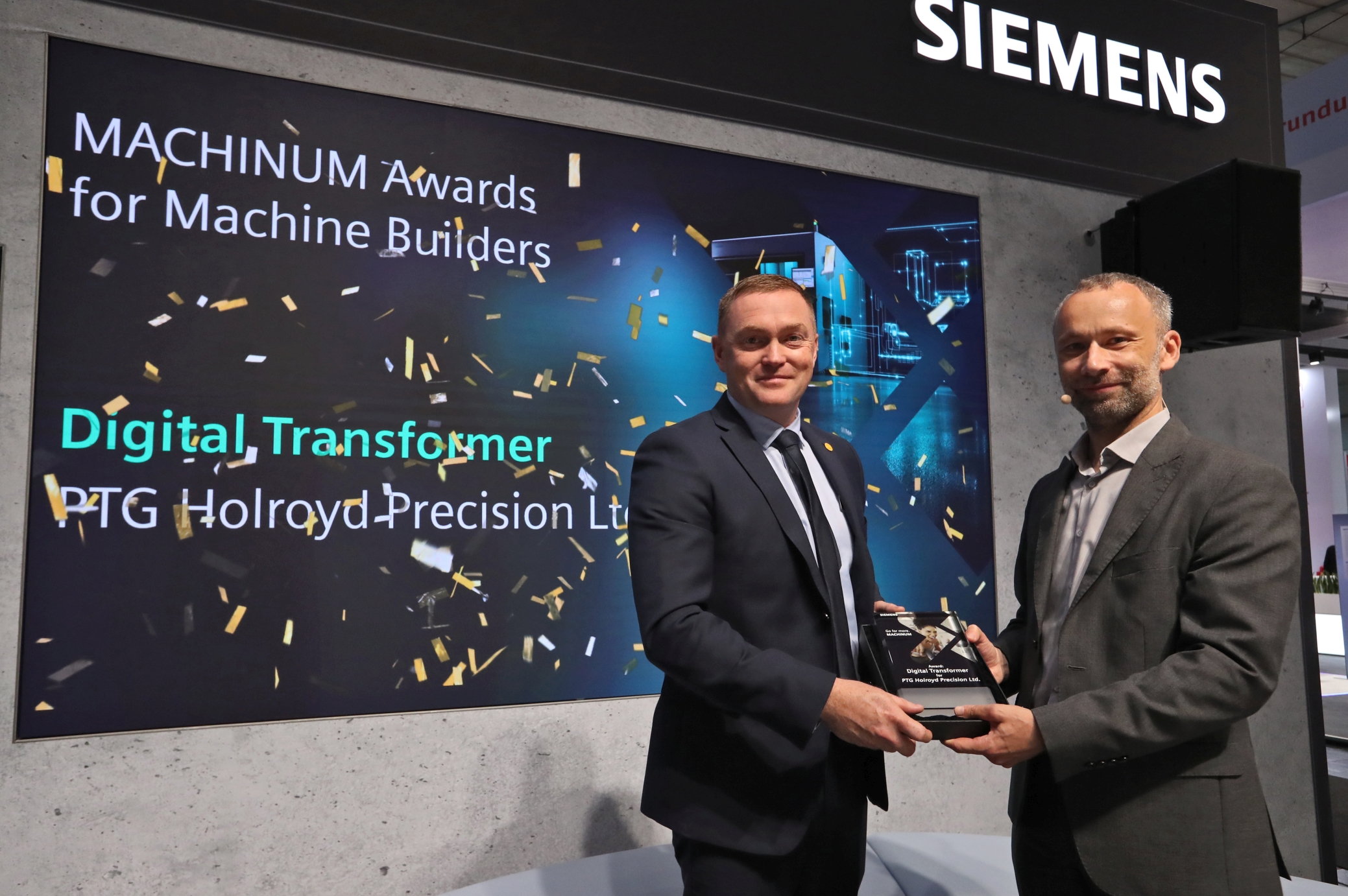 Image: PTG Holroyd wins Siemens’ global award for Digital Transformation