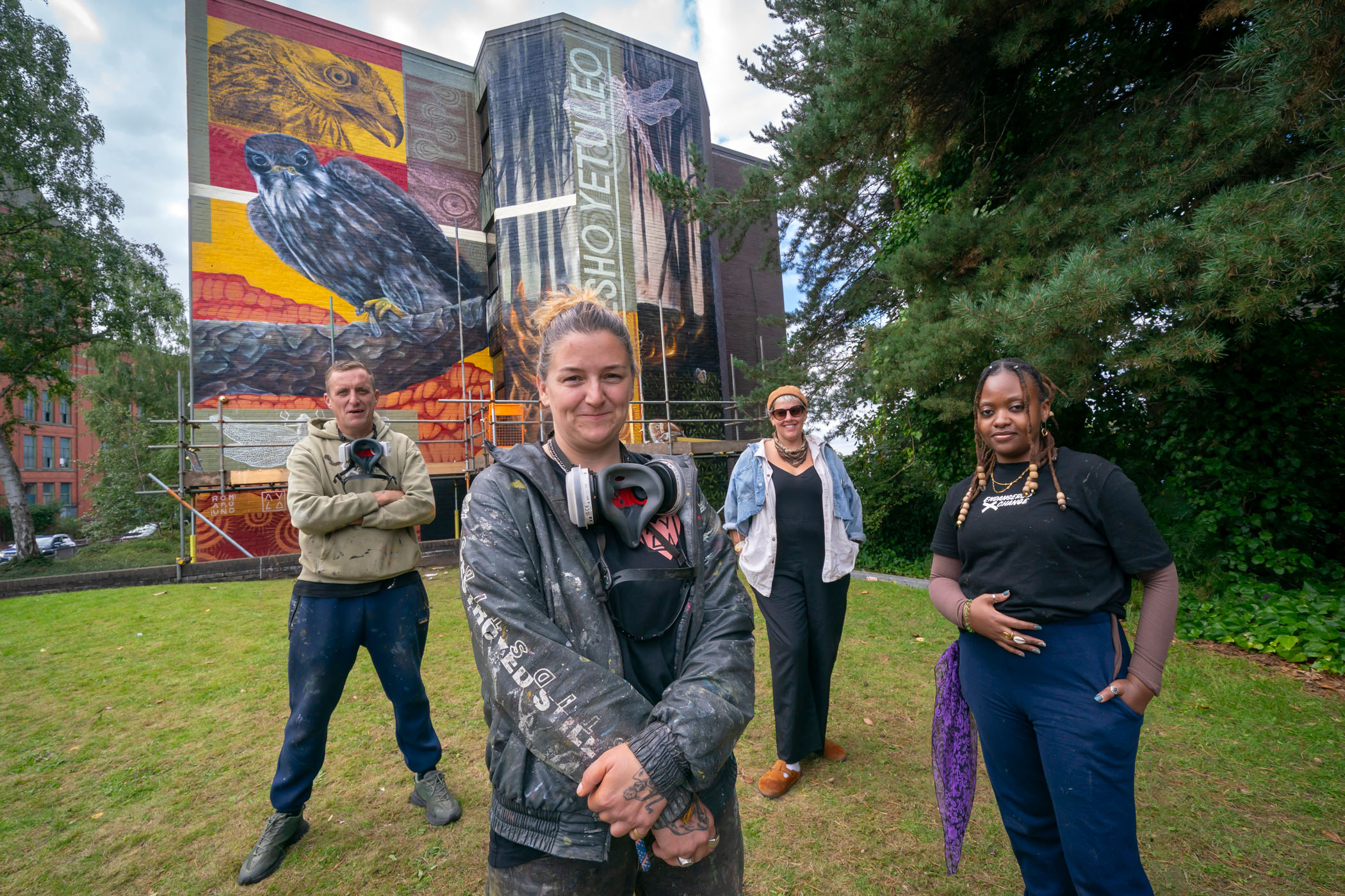 Image: International exchange: Middleton goes wild for nature inspired mural