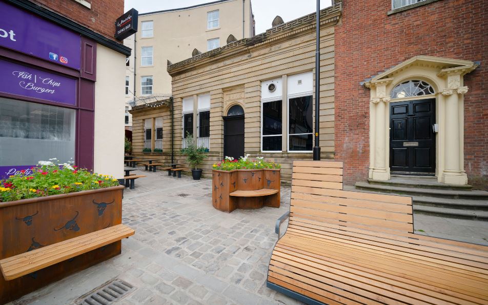 Image: Heritage sites revamped as town centre transformation continues
