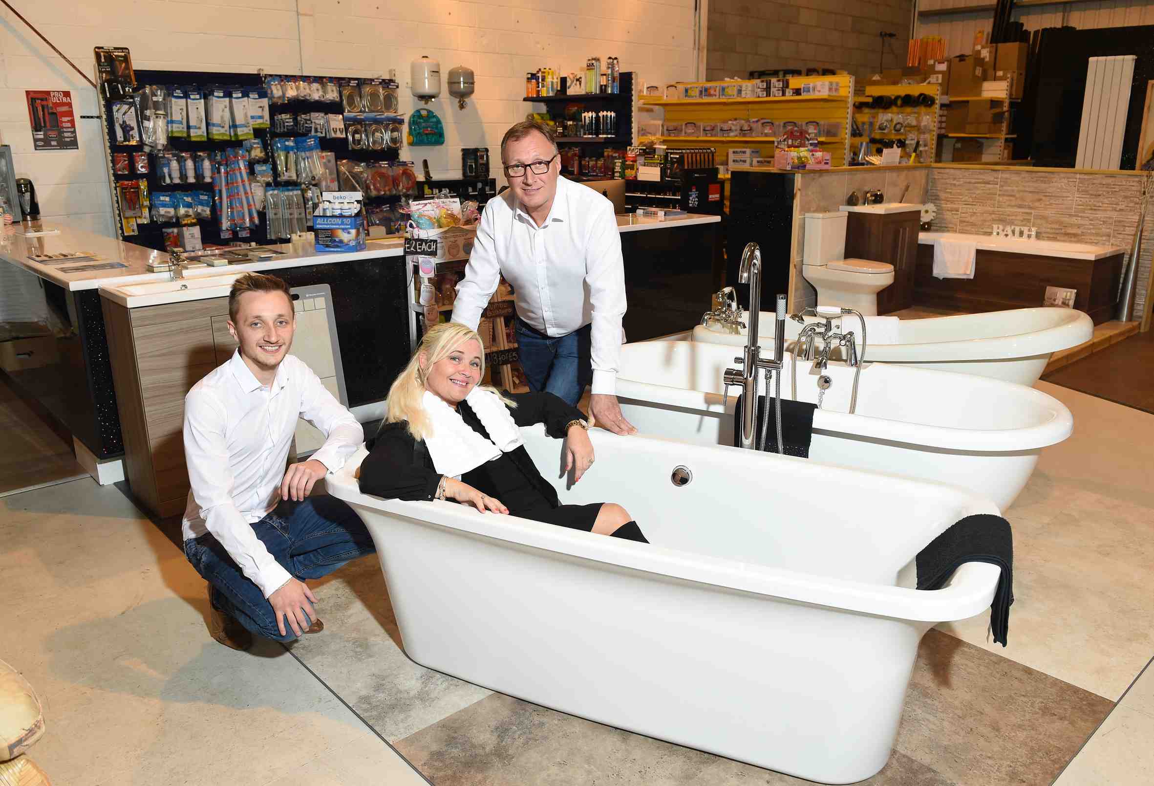 Image: New plumbing and bathroom firm hoping to make a splash