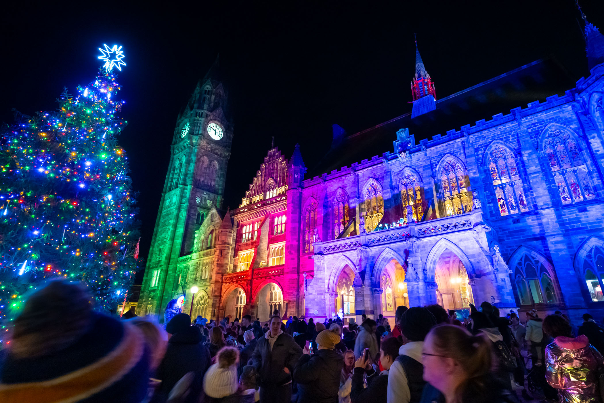 Image: Fire festival sparkles as Christmas countdown starts in Rochdale