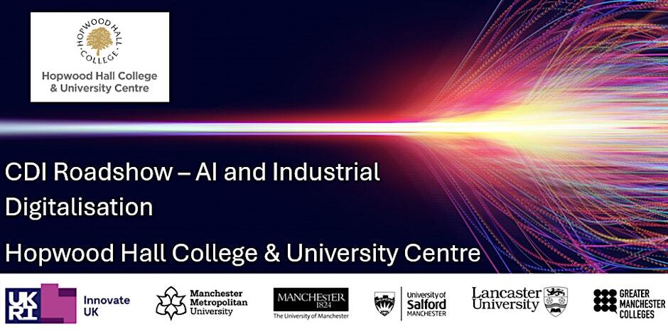 Image: AI, Industrial Digitalisation & Technologies at Hopwood Hall College