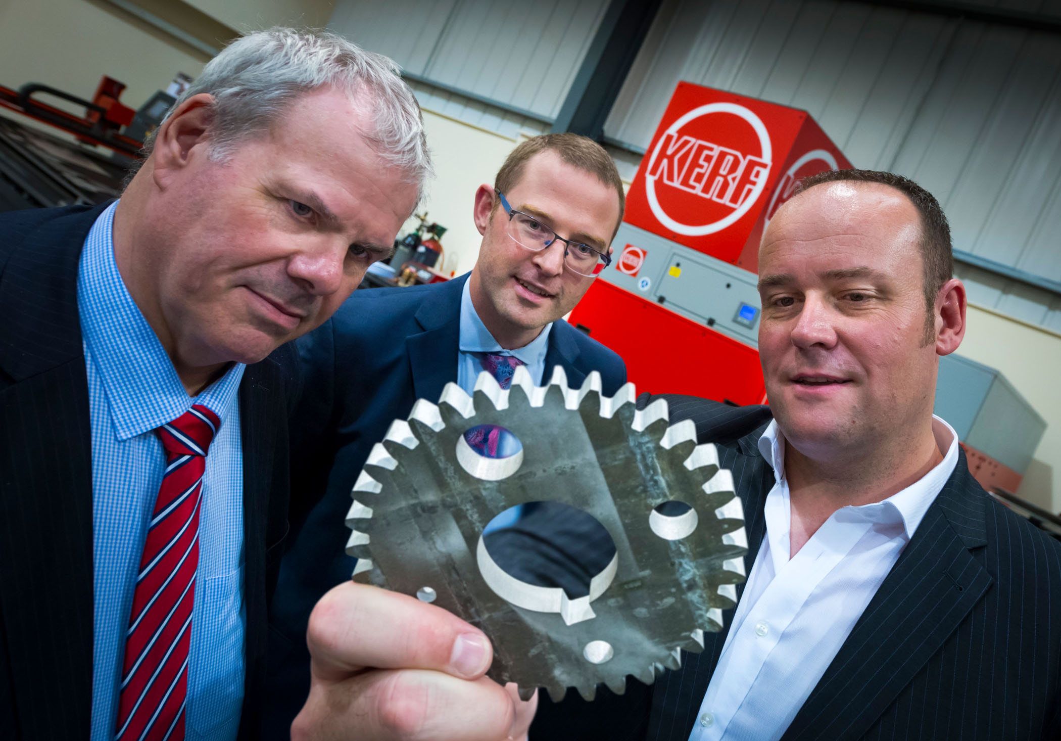 Image: Steely determination: local metal cutting company booming following council grant