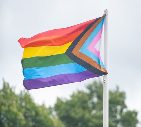 Image: Rochdale Pride parade raises progress flags