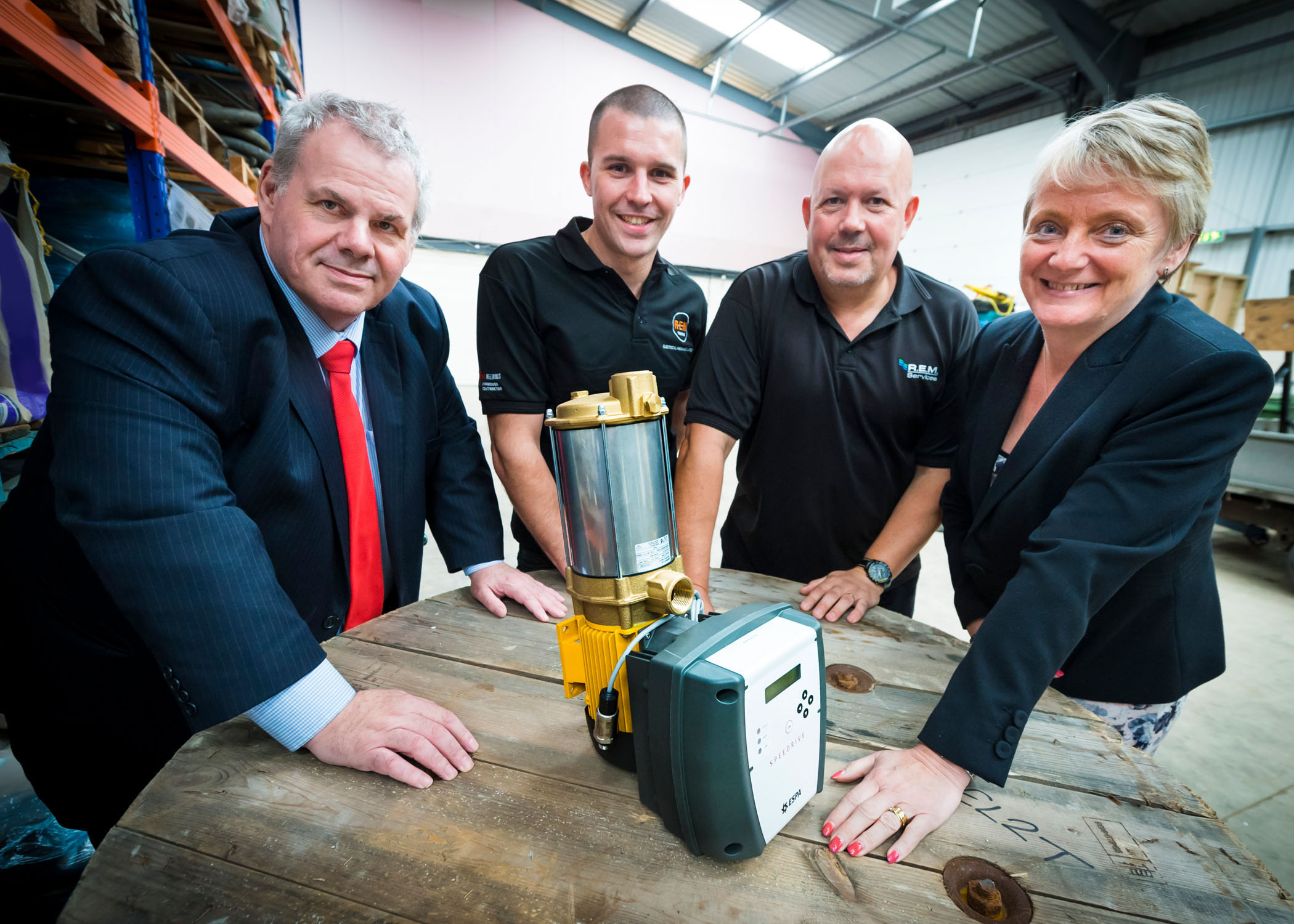 Image: Rochdale businesses work together to weather the storm