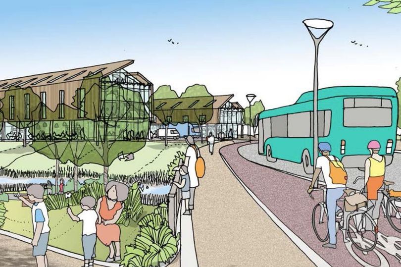 Image: Northern Gateway: Tram-train transport scheme for huge employment site is approved